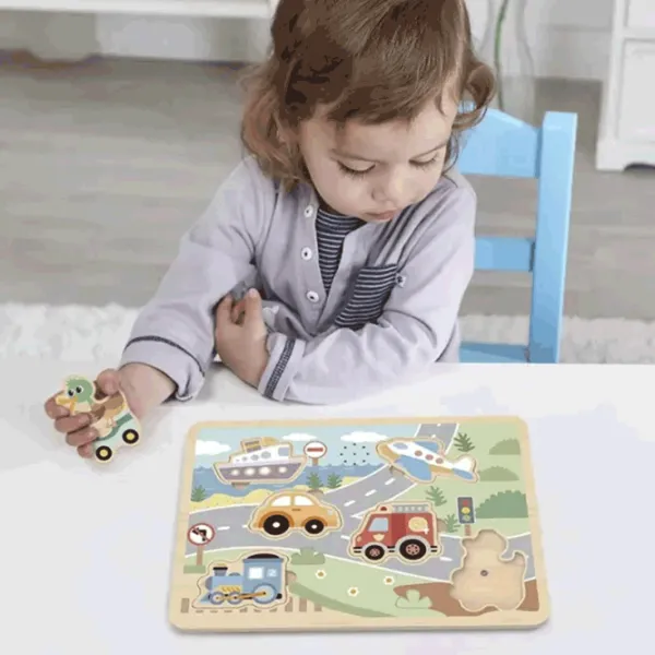 Puzzle Tooky Toy Transport 1.5+/ Количество деталей: 6 photo 2