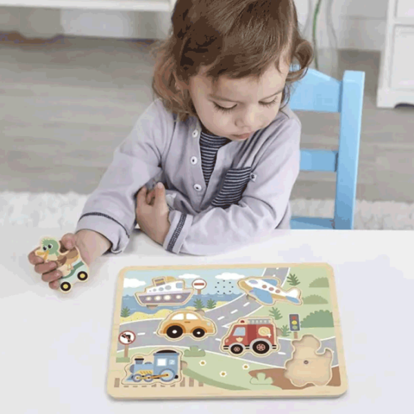 Puzzle Tooky Toy Transport 1.5+/ Количество деталей: 6 photo 2