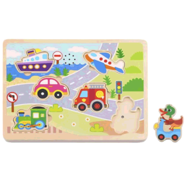 Puzzle Tooky Toy Transport 1.5+/ Количество деталей: 7 photo 1