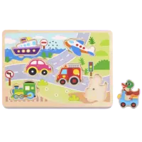 Puzzle Tooky Toy Transport 1.5+/ Количество деталей: 7