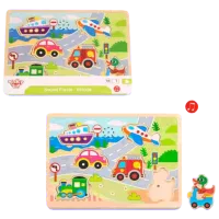 Puzzle Tooky Toy Transport 1.5+/ Количество деталей: 7 photo 2