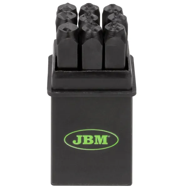 Нумерационные штампы JBM 52882 Cталь / Количество в наборе - 9 photo 1