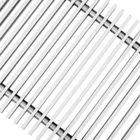 Решетка для внутрипольных конвекторов Techno PPA 200-2000/С Белый / Алюминий