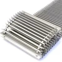 Grilă pentru convectori în pardoseală Techno PPA 250-1200/З White / Aluminiu photo 2
