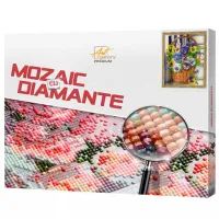 Мозайка Art Galery Premium Coș cu panseluțe  / 