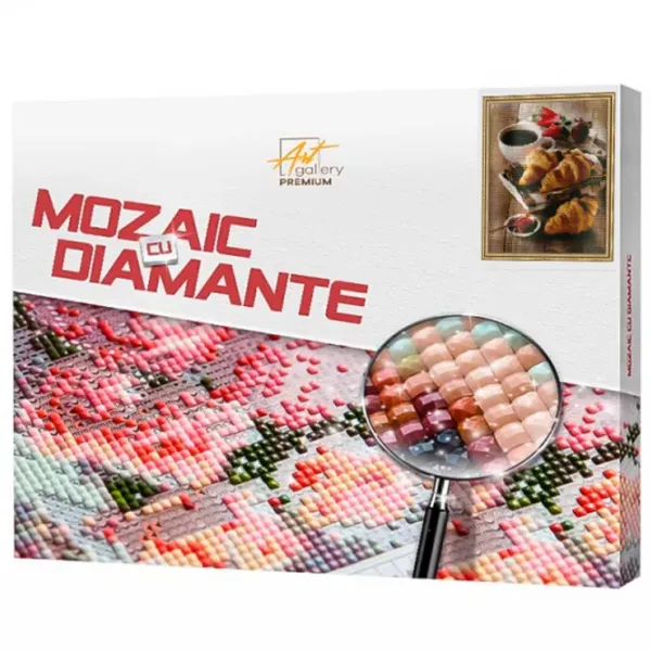 Mozaic Art Galery Premium Cafea si croissant   /  photo 1 Mozaic Art Galery Premium Cafea si croissant   /  photo 1