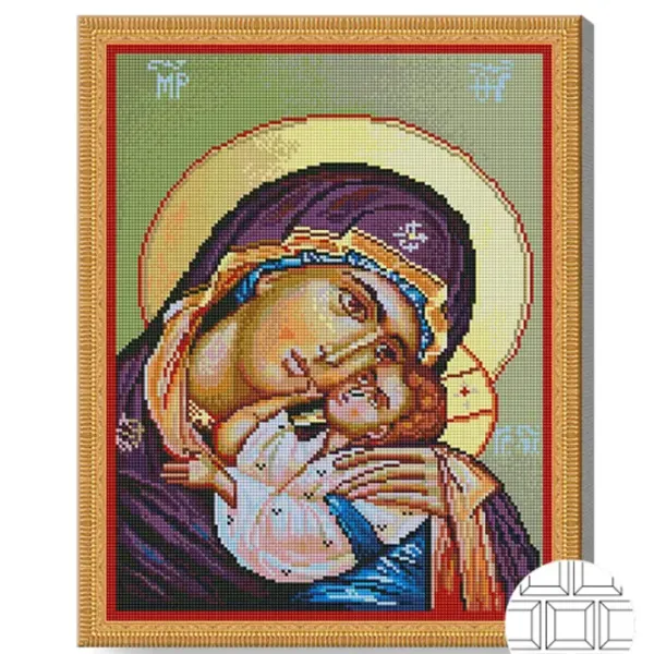 Mozaic Art Galery Premium Icoana Maicii Domnului „Igorevskaia   /  photo 2 Mozaic Art Galery Premium Icoana Maicii Domnului „Igorevskaia   /  photo 2