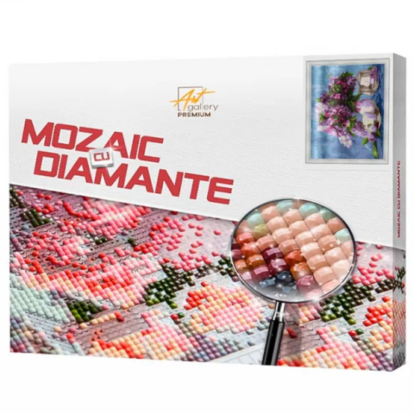 Mozaic Art Galery Premium Buchet de liliac si cafea   /  photo 1 Mozaic Art Galery Premium Buchet de liliac si cafea   /  photo 1
