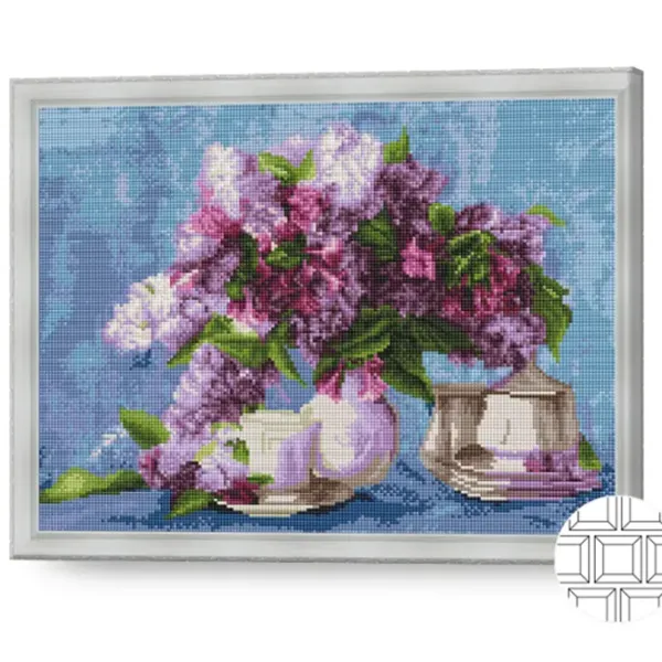 Mozaic Art Galery Premium Buchet de liliac si cafea   /  photo 2 Mozaic Art Galery Premium Buchet de liliac si cafea   /  photo 2