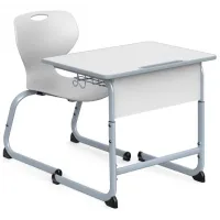Bancă scolară Tisam YCY-138 Gray / Metal / photo 2