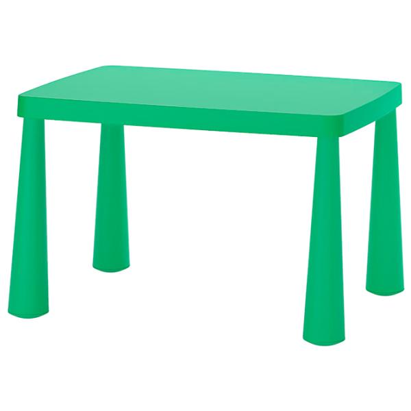 Măsuță pentru copii Ikea Mammut Green / Plastic / 5+ photo 1