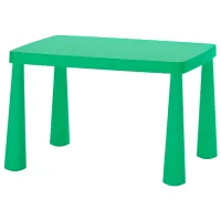 Детский стол Ikea Mammut Зеленый / Пластик / 5+