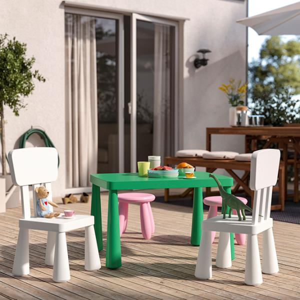 Măsuță pentru copii Ikea Mammut Green / Plastic / 5+ photo 5