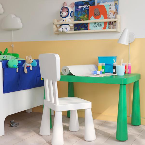 Măsuță pentru copii Ikea Mammut Green / Plastic / 5+ photo 6
