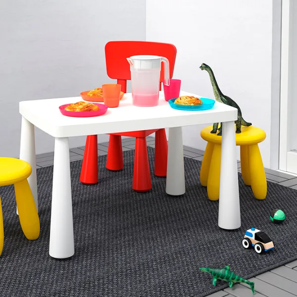 Măsuță pentru copii Ikea Mammut White / Plastic / 5+ photo 3