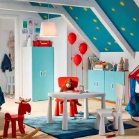 Măsuță pentru copii Ikea Mammut White / Plastic / 5+ photo 6