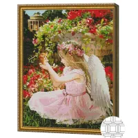 Мозайка Art Galery Premium Fetita ingeras cu motanaș / photo 2
