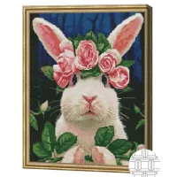 Мозайка Art Galery Premium Iepuras in coronita de flori / photo 2