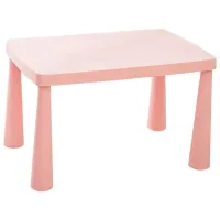 Детский стол Costway HW66810PI-T Розовый / Полипропилен / 1+