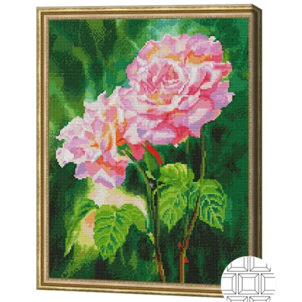 Mozaic Art Galery Premium Trandafiri roz  /  photo 2 Mozaic Art Galery Premium Trandafiri roz  /  photo 2
