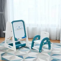 Măsuță pentru copii Costway BB5639BL Blue / Plastic / 3+ photo 3