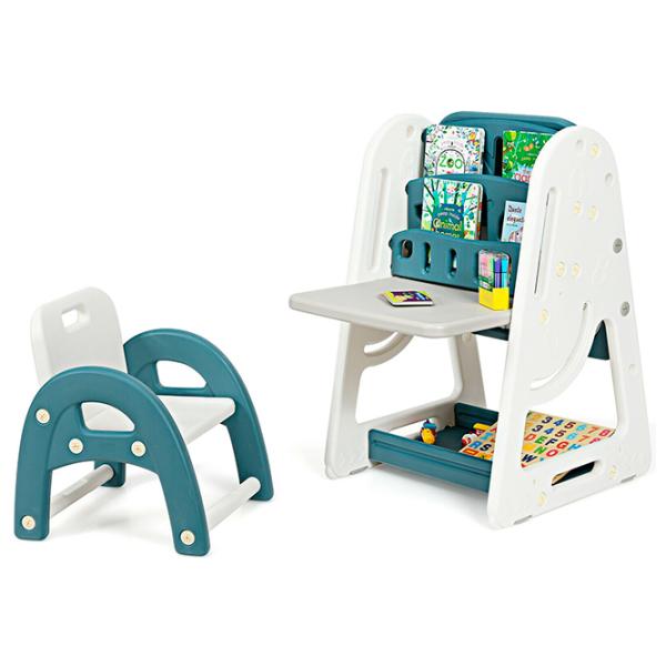 Măsuță pentru copii Costway BB5639BL Blue / Plastic / 3+ photo 5 Măsuță pentru copii Costway BB5639BL Blue / Plastic / 3+ photo 5