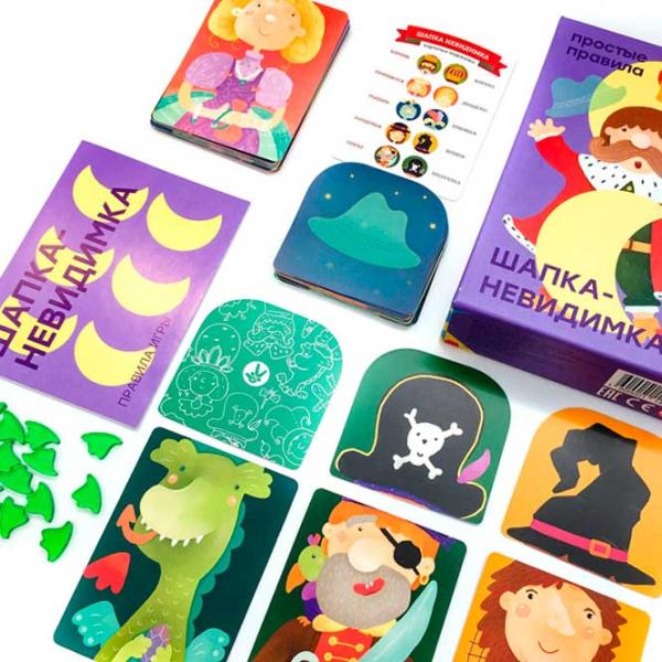 Настольная игра Prostie Pravila Шапка невидимка 6+/ Игральные карты photo 3