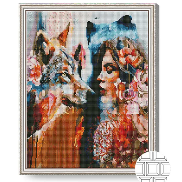 Mozaic Art Galery Premium Femeie-lupoaică  /  photo 2 Mozaic Art Galery Premium Femeie-lupoaică  /  photo 2