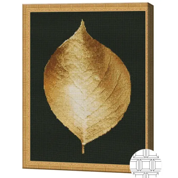 Mozaic Art Galery Premium Frunza aurie   /  photo 2 Mozaic Art Galery Premium Frunza aurie   /  photo 2