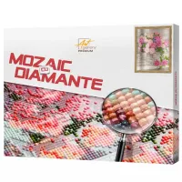 Мозайка Art Galery Premium Buchet de trandafiri albi si roz   / 