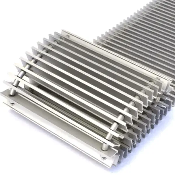 Grilă pentru convectori în pardoseală Techno PPA 200-800/С White / Aluminiu photo 2