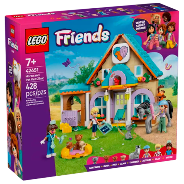 Constructor LEGO Horse and Pet Vet Clinic Clădire/ Multicolor photo 1