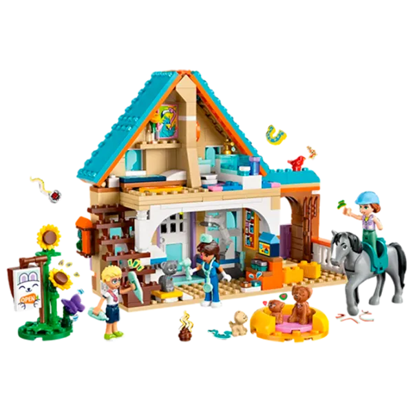 Constructor LEGO Horse and Pet Vet Clinic Clădire/ Multicolor photo 2