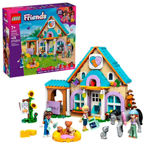 Constructor LEGO Horse and Pet Vet Clinic Clădire/ Multicolor photo 3