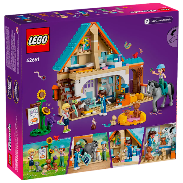 Constructor LEGO Horse and Pet Vet Clinic Clădire/ Multicolor photo 7