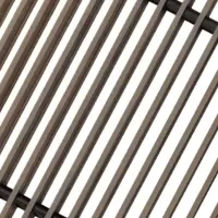 Решетка для внутрипольных конвекторов Techno PPA 200-1400/Б Grey / Алюминий