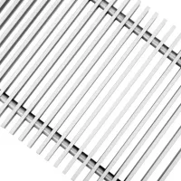 Grilă pentru convectori în pardoseală Techno PPA 200-1400/Б Grey / Aluminiu photo 2