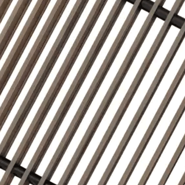 Grilă pentru convectori în pardoseală Techno PPA 200-1800/К Grey / Aluminiu photo 1