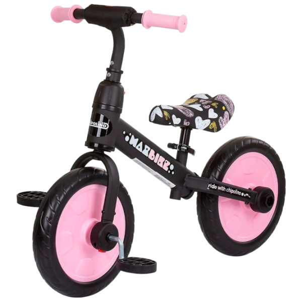 Bicicletă fără pedale Chipolino Max Bike 10"  Metal / Pink  photo 2 Bicicletă fără pedale Chipolino Max Bike 10"  Metal / Pink  photo 2
