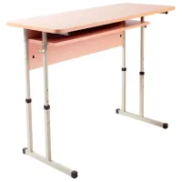 Школьная парта Tisam 90157 Light oak / Металл / 