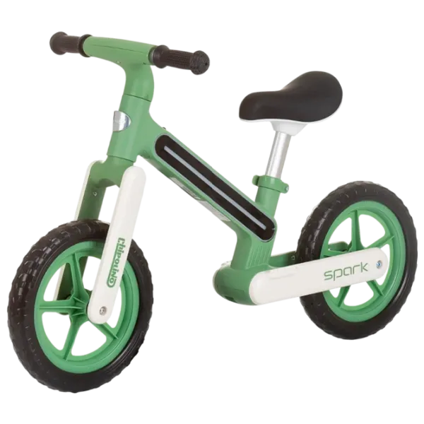 Bicicletă fără pedale Chipolino Spark 12"  Oțel / Green  photo 1 Bicicletă fără pedale Chipolino Spark 12"  Oțel / Green  photo 1