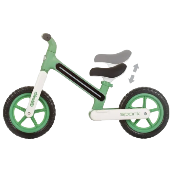 Bicicletă fără pedale Chipolino Spark 12"  Oțel / Green  photo 3 Bicicletă fără pedale Chipolino Spark 12"  Oțel / Green  photo 3