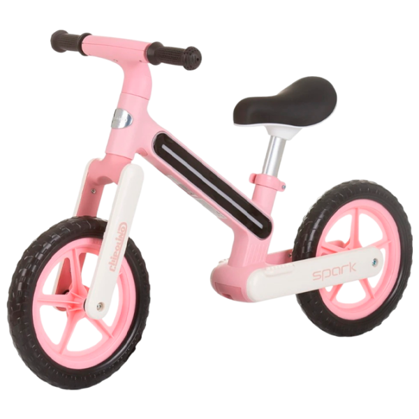 Bicicletă fără pedale Chipolino Spark 12"  Oțel / Pink  photo 1 Bicicletă fără pedale Chipolino Spark 12"  Oțel / Pink  photo 1