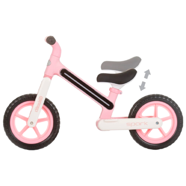 Bicicletă fără pedale Chipolino Spark 12"  Oțel / Pink  photo 3 Bicicletă fără pedale Chipolino Spark 12"  Oțel / Pink  photo 3