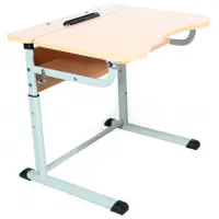 Школьная парта Tisam 31938 Light oak / Металл / 
