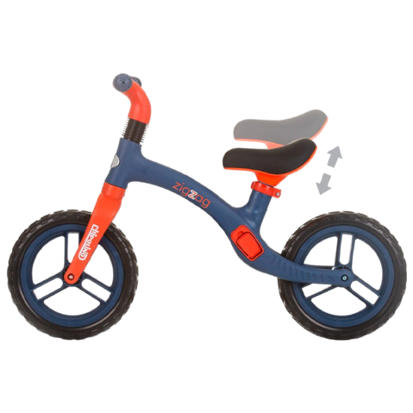 Беговел Chipolino Zig Zag 12"  Металл / Синий  photo 3 Беговел Chipolino Zig Zag 12"  Металл / Синий  photo 3