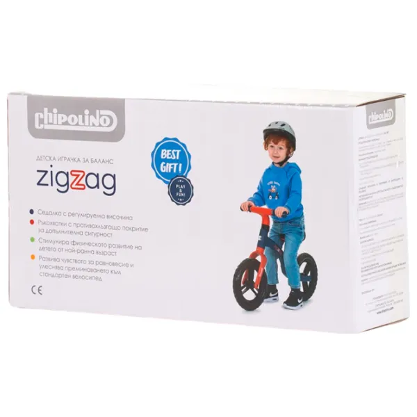 Беговел Chipolino Zig Zag 12"  Металл / Синий  photo 5 Беговел Chipolino Zig Zag 12"  Металл / Синий  photo 5