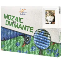 Mozaic New World Motan cu ochi verzi  / 