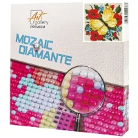 Mozaic Art Galery Premium Fluture galben pe flori   / 