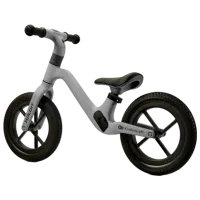 Беговел KinderKraft Xploit 12" Магниевый сплав / Серебряный photo 3